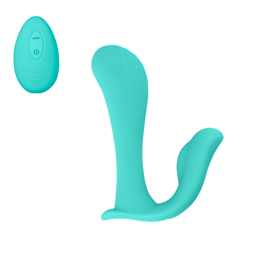 A wearable penetrating vibrator with a vibrating arm